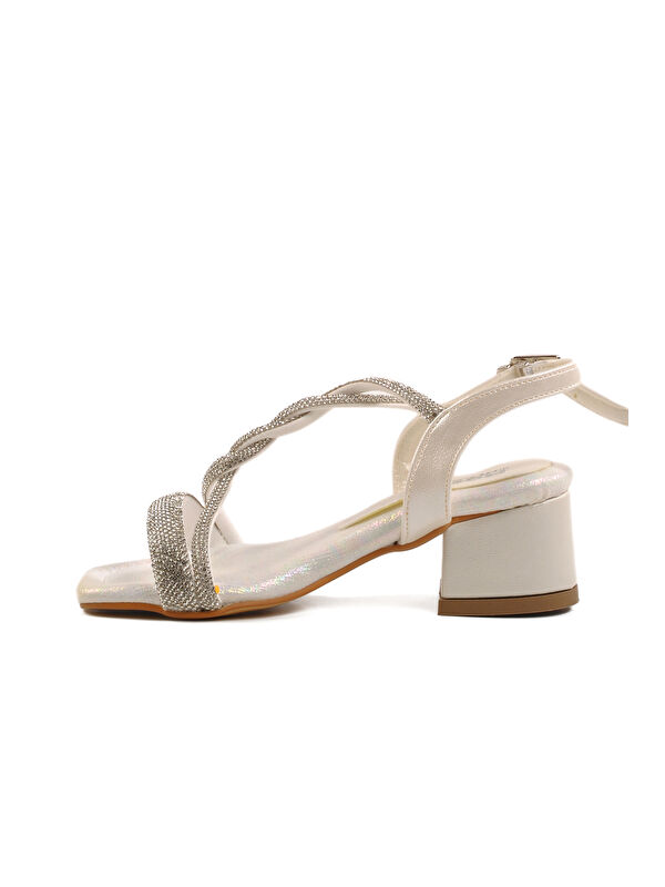 Sedef Taşlı Kız Çocuk Sandalet 07 P - Görsel 3