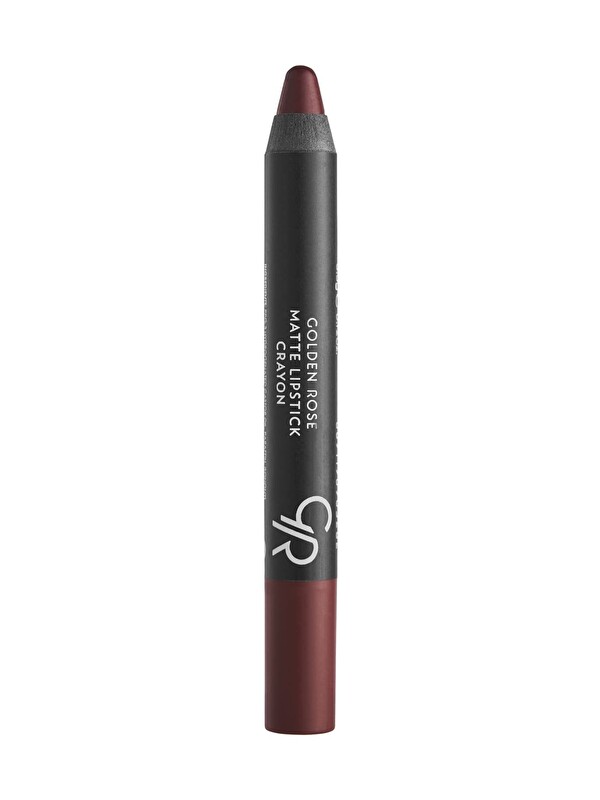 GOLDEN ROSE Matte Lipstick Crayon No: 01 Chocolate Brown - Mat Kalem Ruj