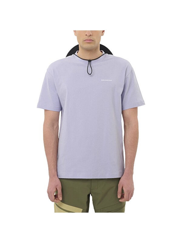Salomon Od Tech Ls Erkek Mavi Tişört