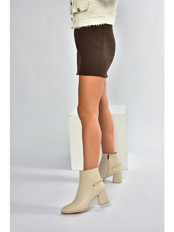 Bej Kadın Bot V848241409 - Görsel 4