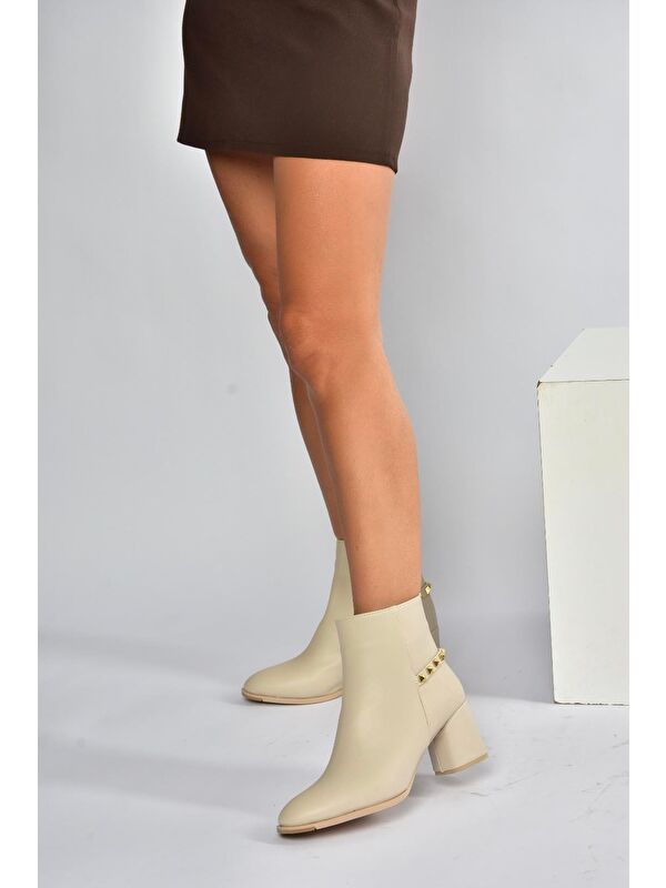 Bej Kadın Bot V848241409 - Görsel 5