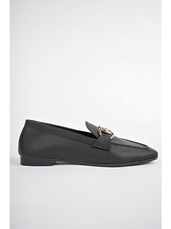 LİZA Metal Tokalı Kadın Loafer Günlük Ayakkabı - Görsel 6