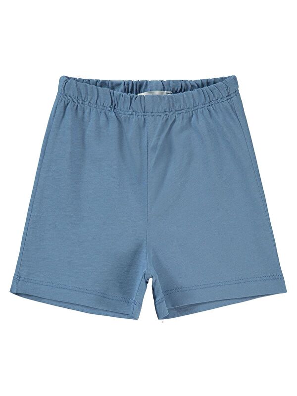Civil Baby Yandan Dikişli 3-24 Ay Unisex Şort - Mavi