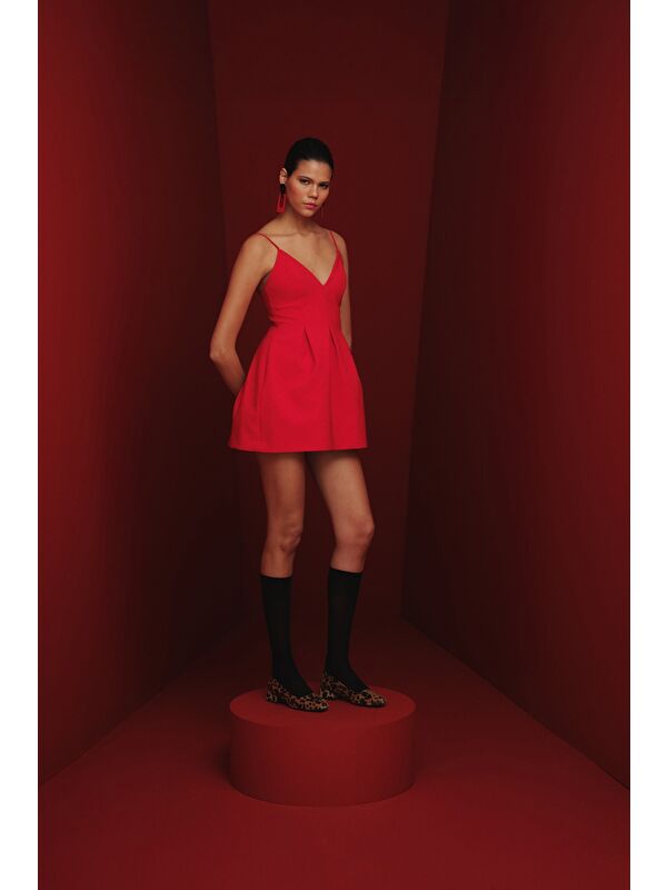 LİLİTH Kare Burunlu Kısa Topuklu Kadın Günlük Ayakakkabı - Görsel 6