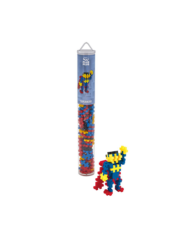 Mucit Panda Plus-Plus Superhero (100 Parça Tüp)