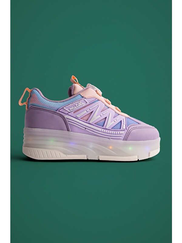 Muggo SKY Çocuk Işıklı Patenli Tekerlekli Sneaker Spor Ayakkabı