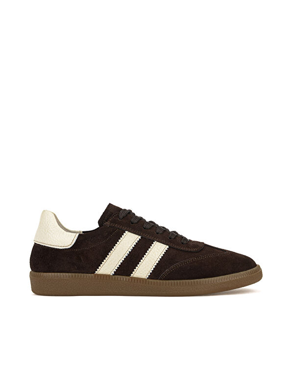 Ziya Ayakkabı Kadın Hakiki Deri Sneaker 1611035Z64032 Kahve
