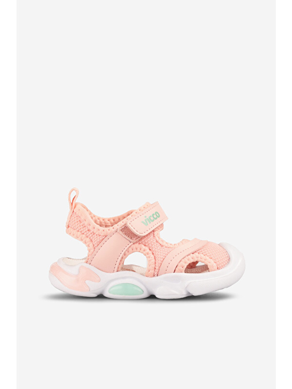 Vicco Soft Işıklı Kız İlk Adım Pudra Sandalet