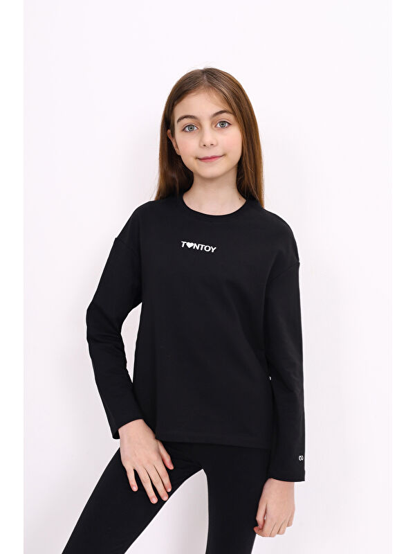 Toontoykids Kız Çocuk Baskılı Tişört