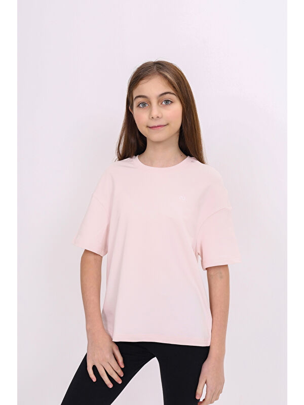 Toontoykids Kız Çocuk Baskılı Tişört