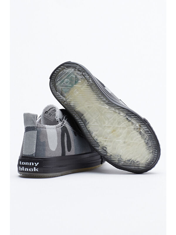 Tonny Black Siyah Tonny Black Rahat Kalip Çocuk Unisex Işıklı Cırtlı Spor Ayakkabı