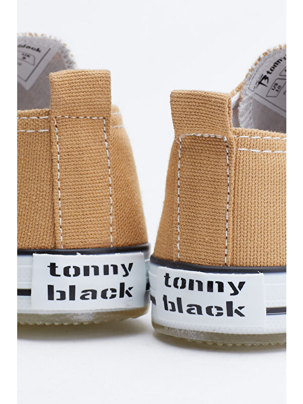 Tonny Black Siyah Tonny Black Rahat Kalip Çocuk Unisex Işıklı Cırtlı Spor Ayakkabı