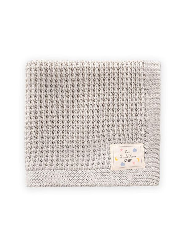 CİGİT Selanik Triko Battaniye 80X100 (+/-5 Cm ) A Bej