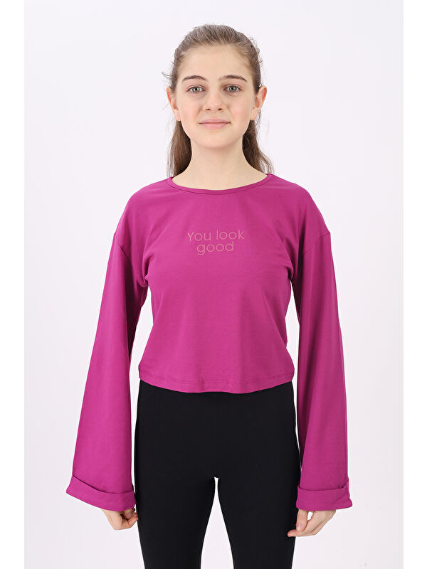 Toontoykids Kız Çocuk Baskılı Tişört