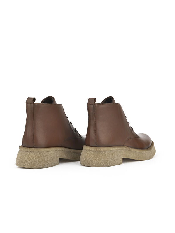 Kadın Hakiki Deri Bot 14319Z66195 Taba - Görsel 4