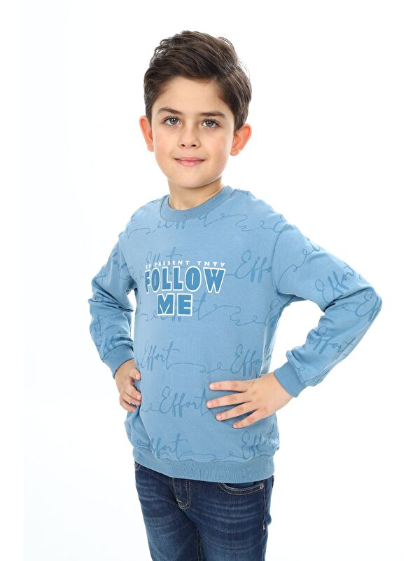 Toontoykids Erkek Çocuk Baskılı Sweatshirt