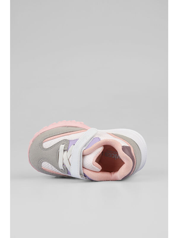 Surf Hafif Kız Bebek Beyaz Spor Ayakkabı - Görsel 4