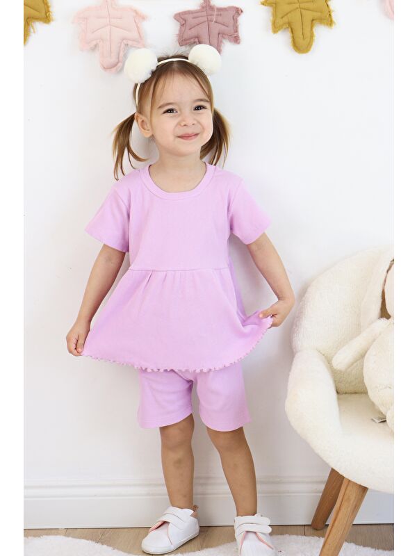 Miababy Fırfırlı Şortlu Takım