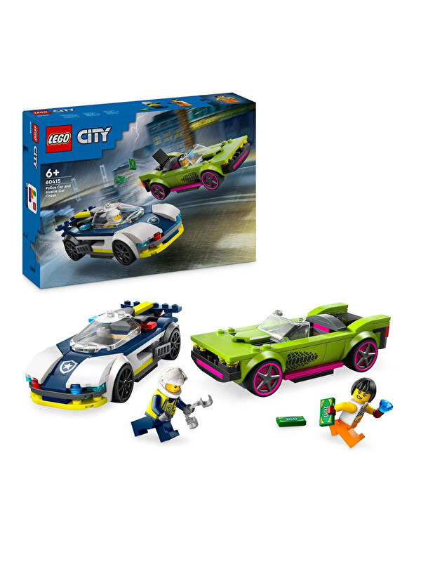 Lego City Polis Arabası Ve Spor Araba Takibi 60415