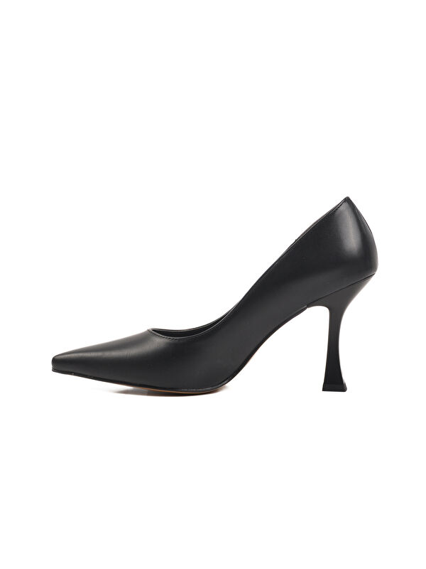 Siyah İnce Topuklu Kadın Abiye Ayakkabı 284083 Z - Görsel 3