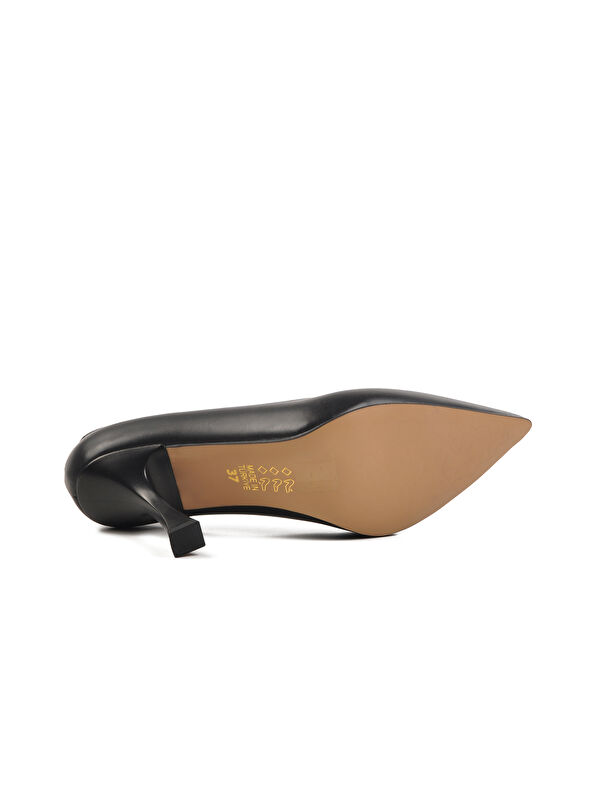 Siyah İnce Topuklu Kadın Abiye Ayakkabı 284083 Z - Görsel 6