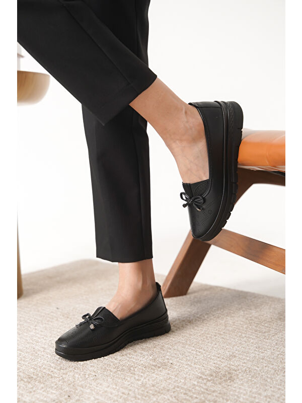 D0109 Günlük Ortopedik Kadın Babet Ayakkabı - Görsel 2