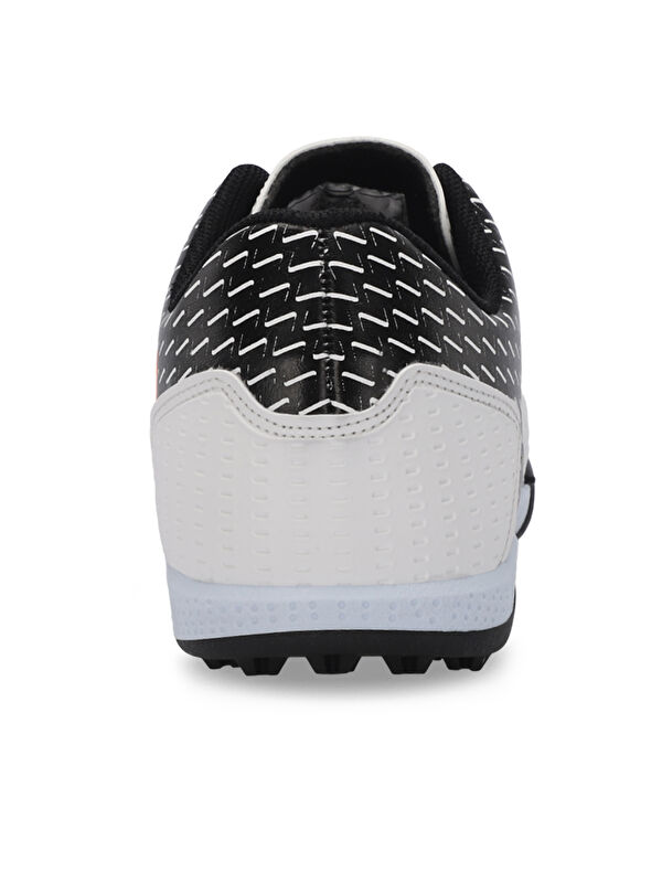 CYCLE I HS Unisex Çocuk Halı Saha Beyaz / Siyah Futbol Ayakkabısı - Görsel 6