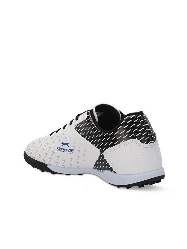 CYCLE I HS Unisex Çocuk Halı Saha Beyaz / Siyah Futbol Ayakkabısı - Görsel 7