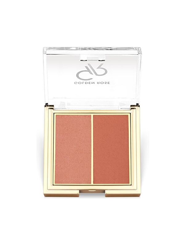 GOLDEN ROSE Iconic Blush Duo No: 02 Peachy Coral - Allık
