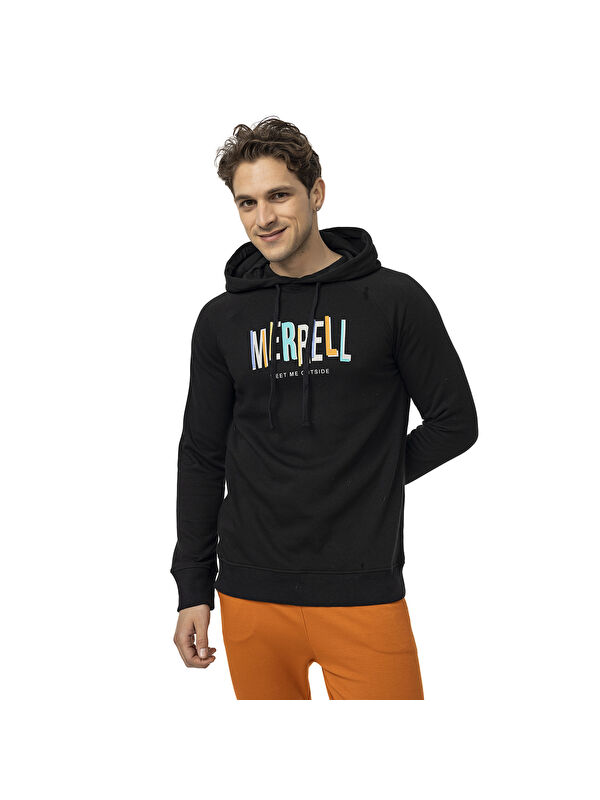 Merrell Swift Erkek Siyah Kapüşonlu Sweatshirt