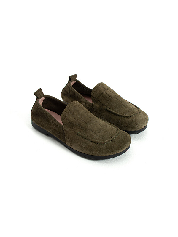DUXAL SHOES Harrison Lüks Hakiki Süet Deri Desenli Esnek Taban Günlük Rahat Ayakkabı Loafer