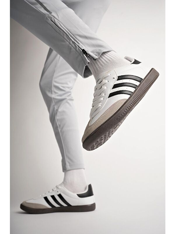 JABBAR Unisex Ortopedik Günlük Bağcıklı Yürüyüş Koşu Sneaker Spor Ayakkabı - Görsel 9