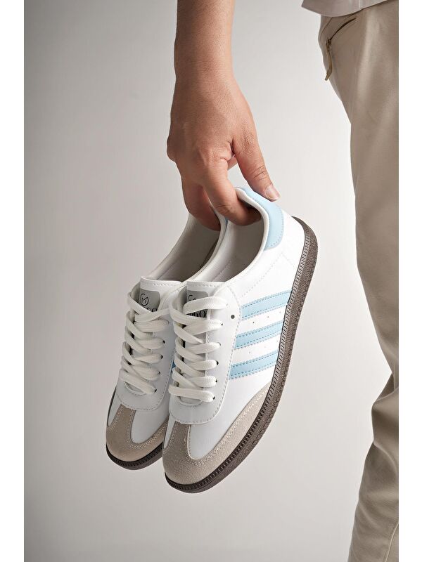 JABBAR Unisex Ortopedik Günlük Bağcıklı Yürüyüş Koşu Sneaker Spor Ayakkabı - Görsel 7