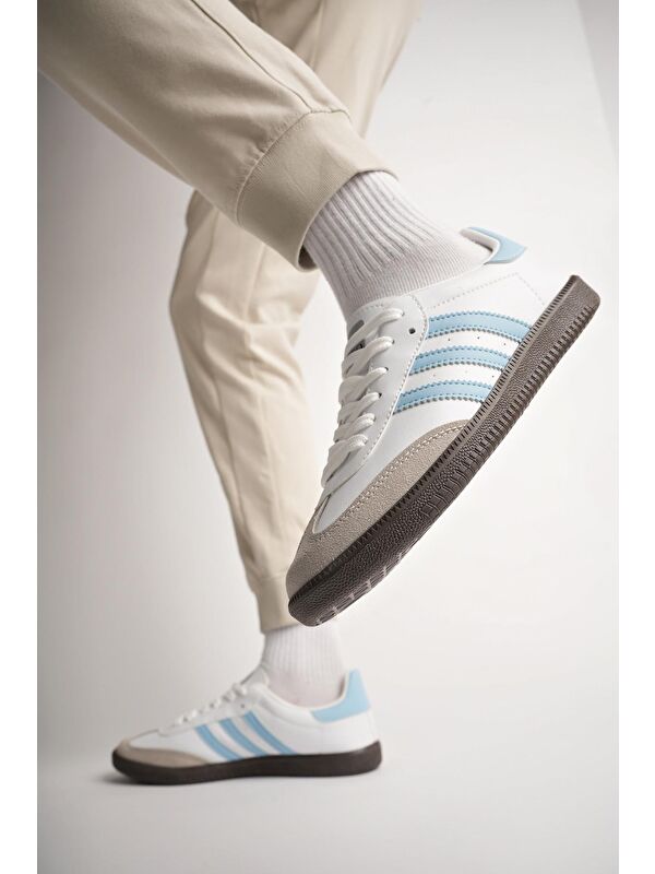 JABBAR Unisex Ortopedik Günlük Bağcıklı Yürüyüş Koşu Sneaker Spor Ayakkabı - Görsel 8