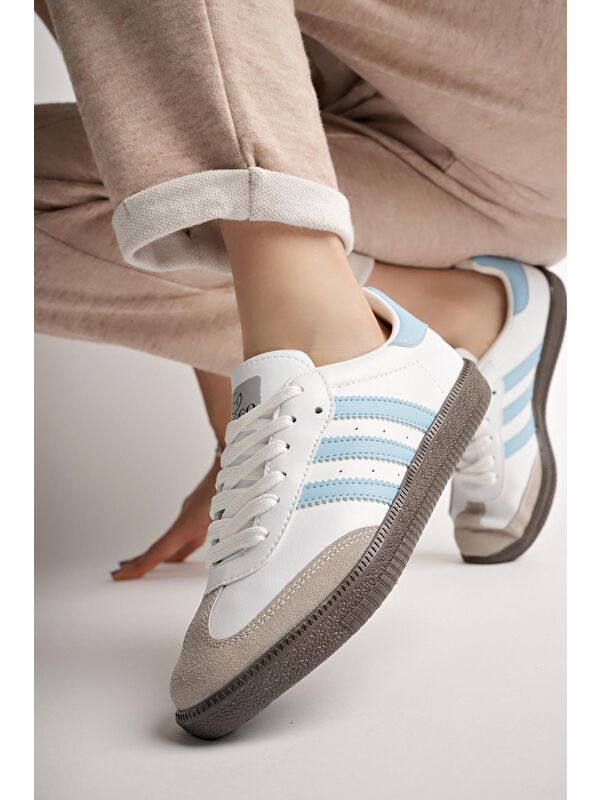 JABBAR Unisex Ortopedik Günlük Bağcıklı Yürüyüş Koşu Sneaker Spor Ayakkabı - Görsel 10