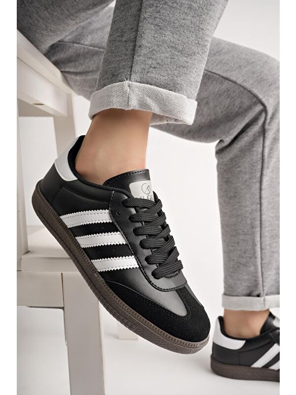 JABBAR Unisex Ortopedik Günlük Bağcıklı Yürüyüş Koşu Sneaker Spor Ayakkabı - Görsel 8