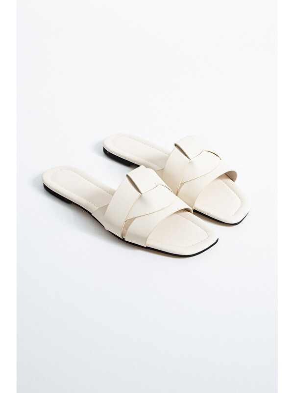 DUXAL SHOES Remi Günlük Kadın Terlik Yumuşak Tabanlı Yazlık Sandalet