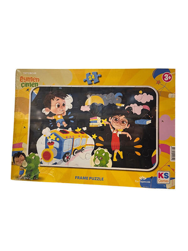 KS GAMES Puzzle 24 Parça Eymen İle Çimen Eç 704-1