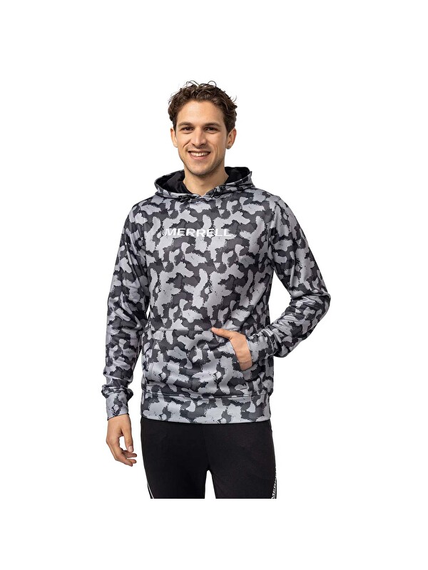 Merrell Slam Erkek Siyah Kapüşonlu Sweatshirt