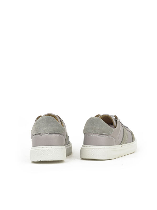 Kadın Hakiki Deri Ayakkabı 1411035Z6022 Taş - Görsel 4