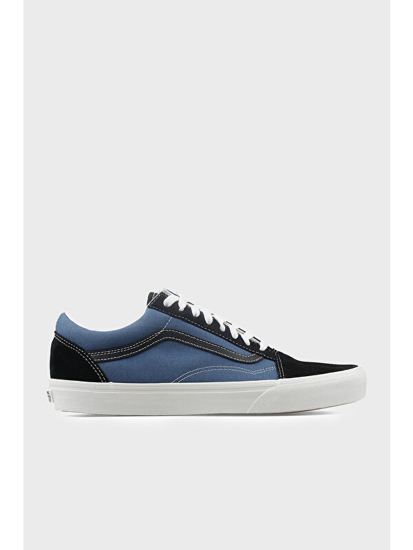 Vans Old Skool Logolu Süet Detaylı Sneaker Ayakkabı VN000D7ZNGV1