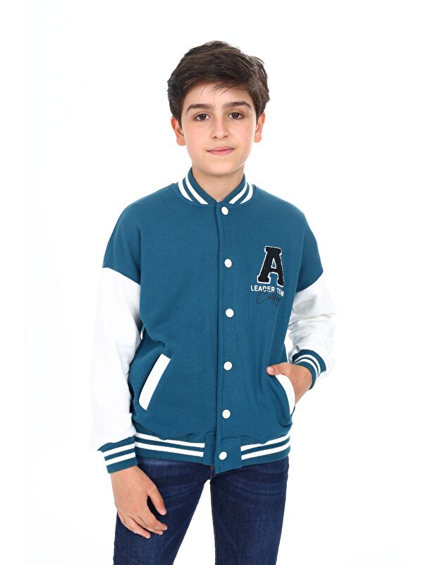 Toontoykids Erkek Çocuk Baskılı Kolej Hırka