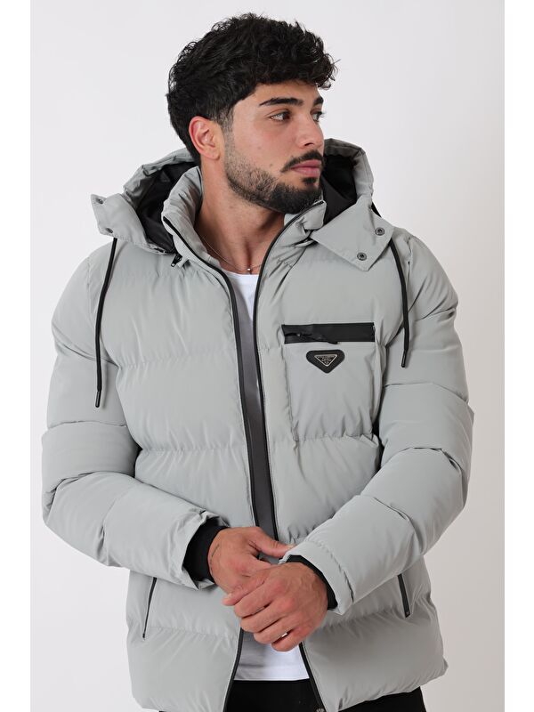Stilkombin Armalı Çıtçıtlı Nova Kışlık Şişme Mont PLDP 3007_50452