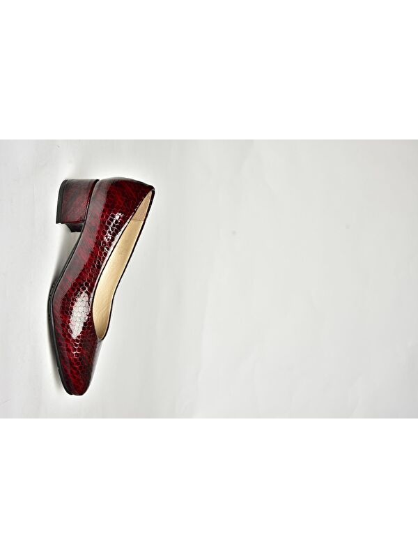 Bordo Kadın Topuklu Ayakkabı U6670127 - Görsel 7