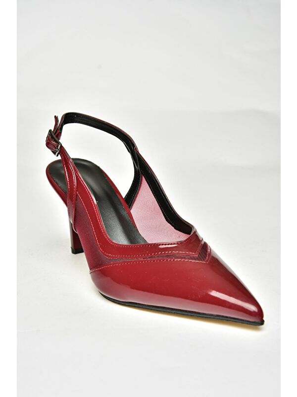 Bordo Kadın Topuklu Ayakkabı U6540789 - Görsel 8