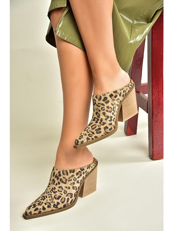 Taba Kadın Topuklu Ayakkabı U6548061 - Görsel 5