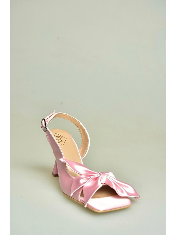 Pembe Kadın Topuklu Ayakkabı K749384904 - Görsel 2