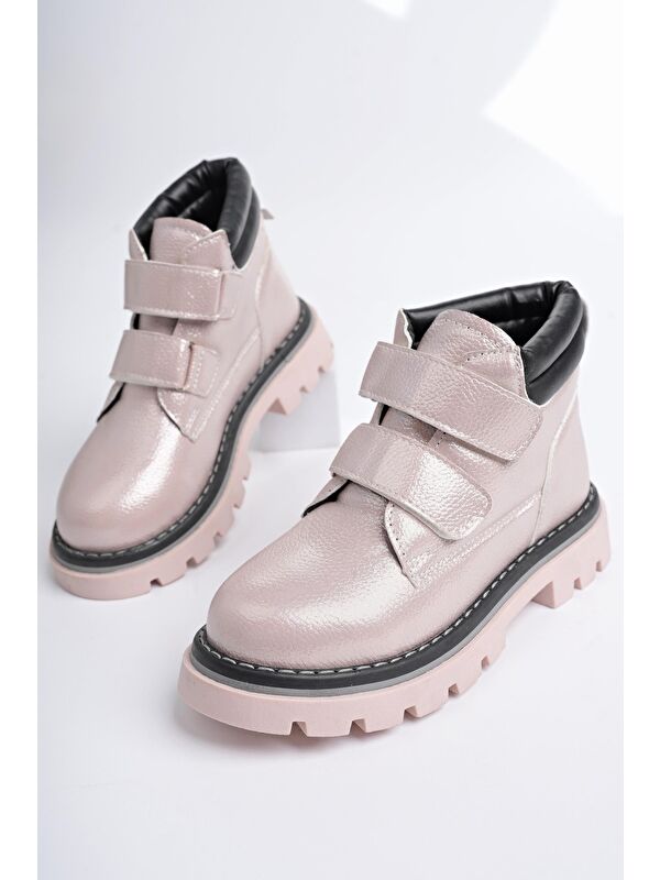 GADGET Çocuk Unisex Rahat Kalıp Soğuğa Dayanıklı Cırtlı Bot - Görsel 3