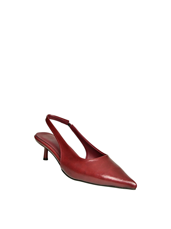 Bordo Kadın Topuklu Ayakkabı U5184398 - Görsel 6