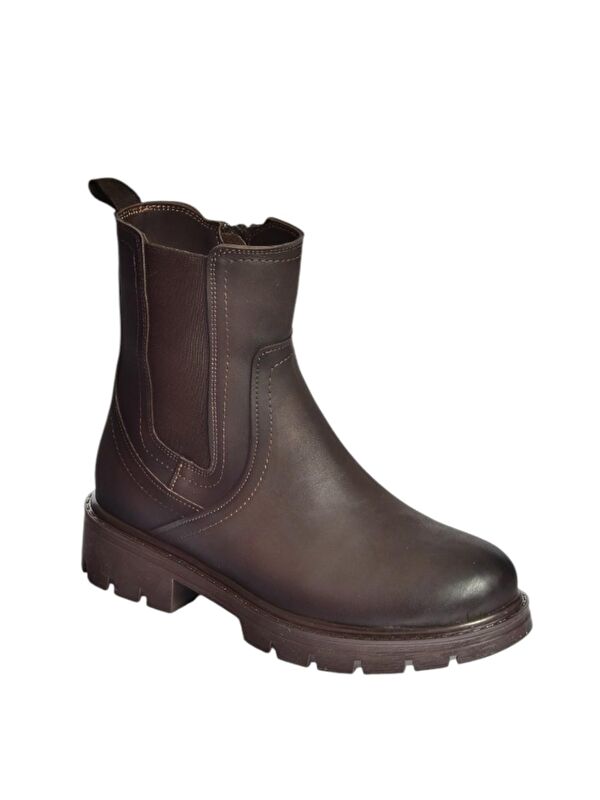 Kahverengi Kadın Bot V674420509 - Görsel 7